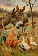 unknow artist Cocks and horses109 USA oil painting artist